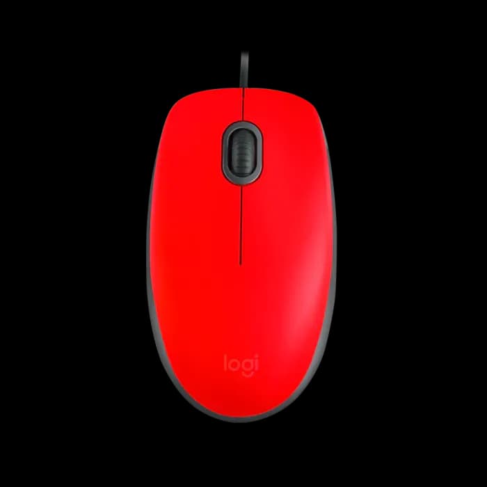 Mouse Óptico M110 Silent 1.000 DPI Vermelho Logitech